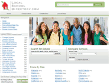 Tablet Screenshot of localschooldirectory.com